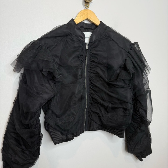 By Anthropologie Appliqué Bomber Jacket - Picture 7 of 14